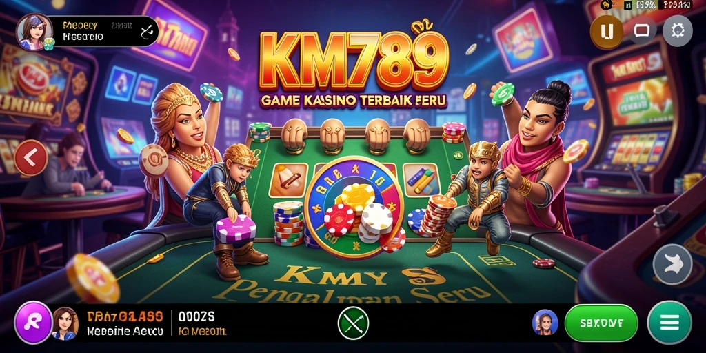 Tampilan menarik dari gameplay KM789 yang penuh aksi Kasino.