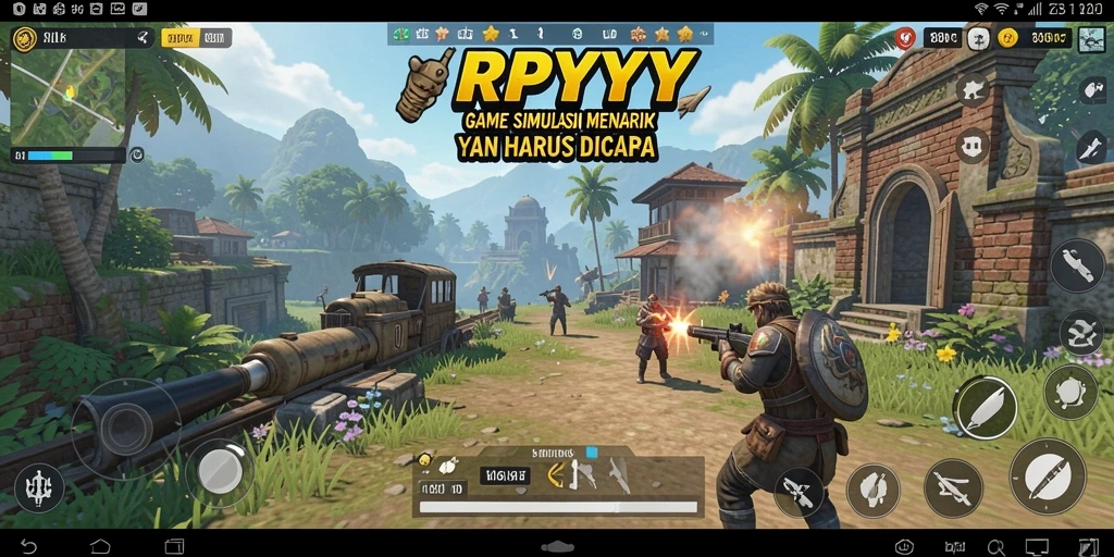 Tangkapan layar gameplay RPYYY menampilkan pengalaman simulasi yang mendalam.